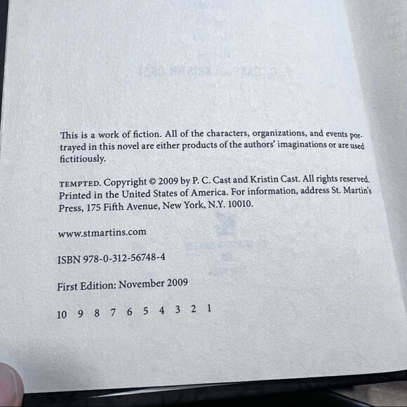 Tempted by P.C. Cast + Kristin Cast Novel - Picture 5 of 5